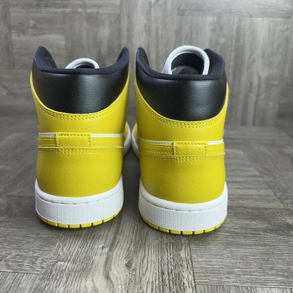 Jordan 1 Mid Women's size 10 Vivid Sulfur Shoes BQ6472-170 - Picture 6 of 8